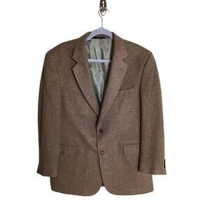 Jos A Bank 100% Camel Hair Blazer Men Sz. 41R  Brown (Flaws)  Old Money,Workwear